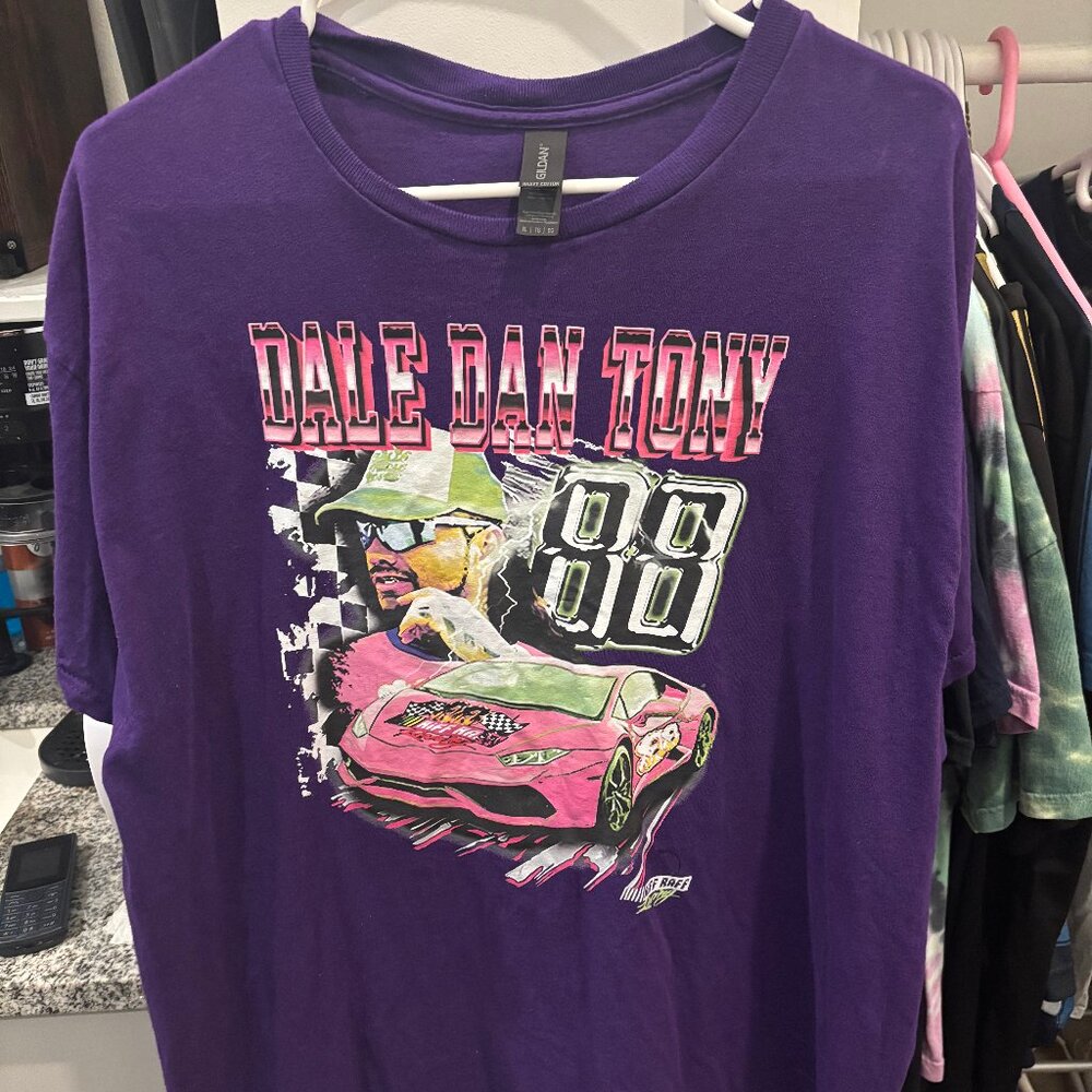 Purple Riff-Raff Dale Dan Tony T-Shirt XL